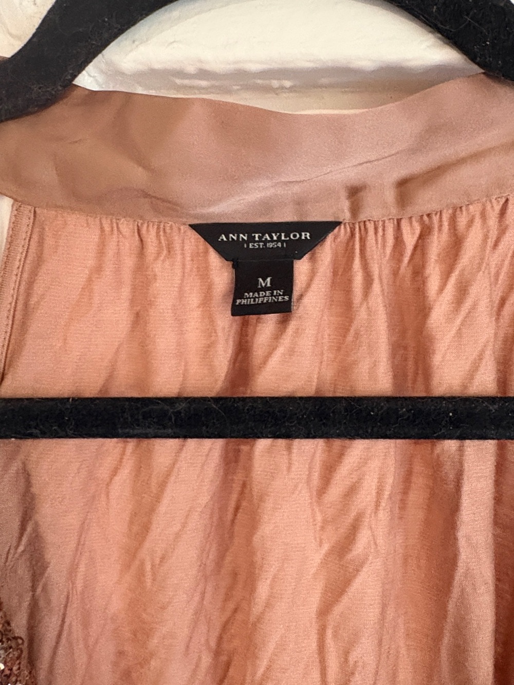 Ann Taylor Blush Pink Sequin Halter Dress - Picture 2 of 4